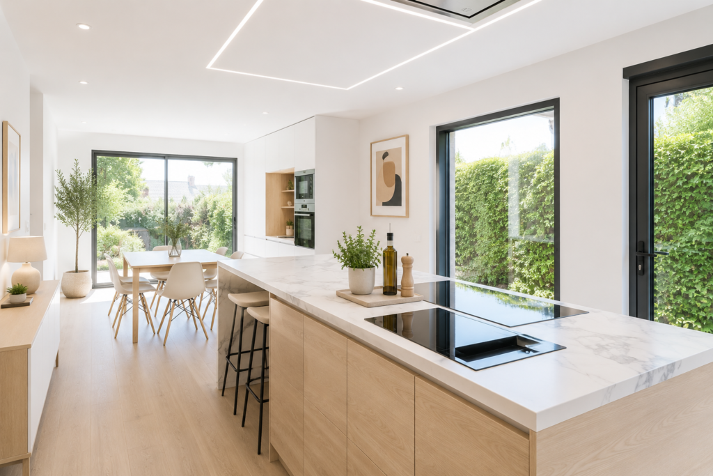 cocina reformada por un diseñador de interiores