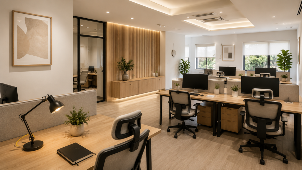 oficina diseñada por inynica interiorismo